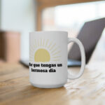 Beautiful Morning, Coffee Mug, 15oz, Morning Brew, Sunrise Design